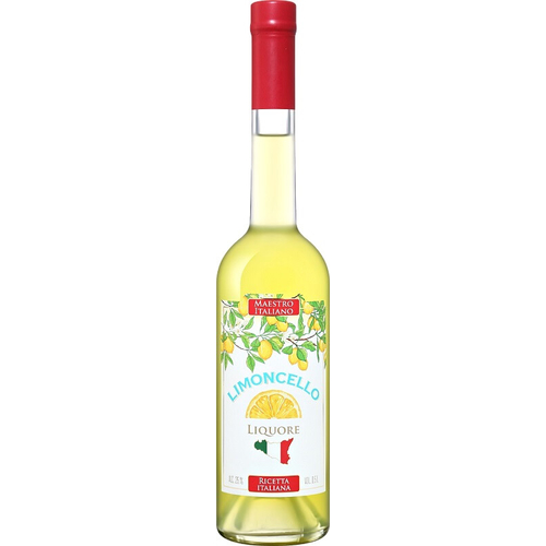 ЛИКЁР ЭМУЛЬСИОННЫЙ MAESTRO ITALIANO LIMONCELLO 25% 0,5л