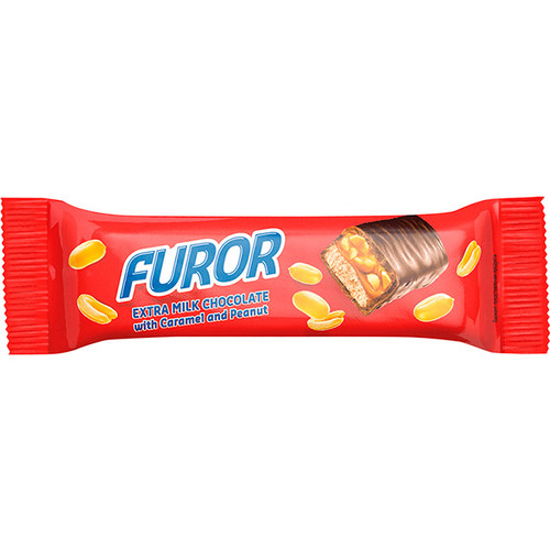 Батончик шоколадный Furor Soft caramel&Peanut 35гр