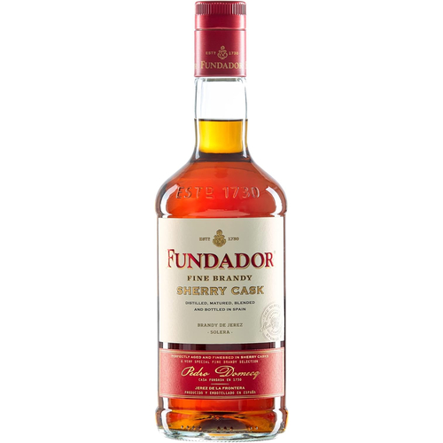 БРЕНДИ FUNDADOR SHERRY CASK SOLERA 36% 0,7л